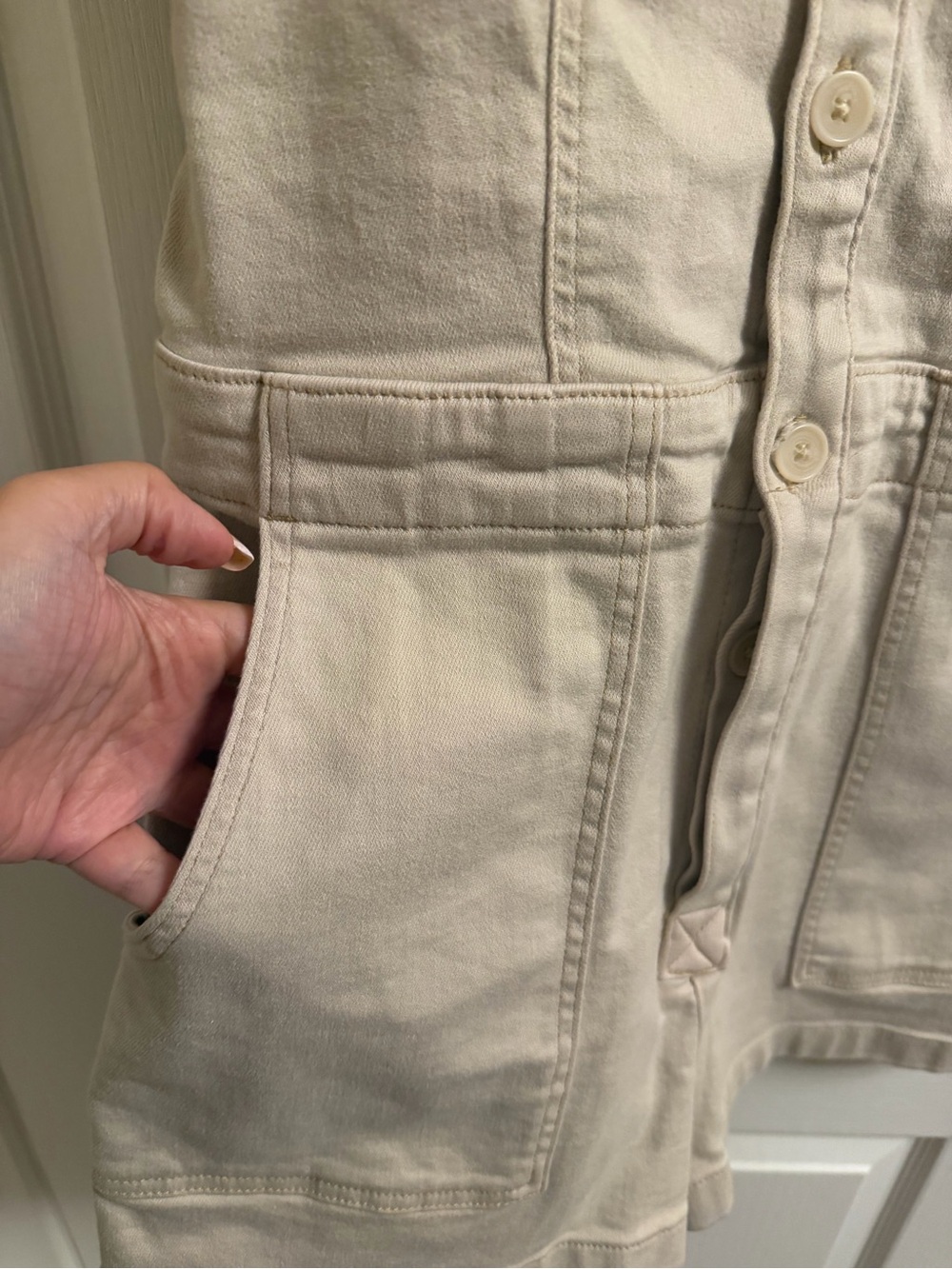 NWT Anthropologie Pilcro Kit Utility Romper Size 12 - Picture 15 of 16